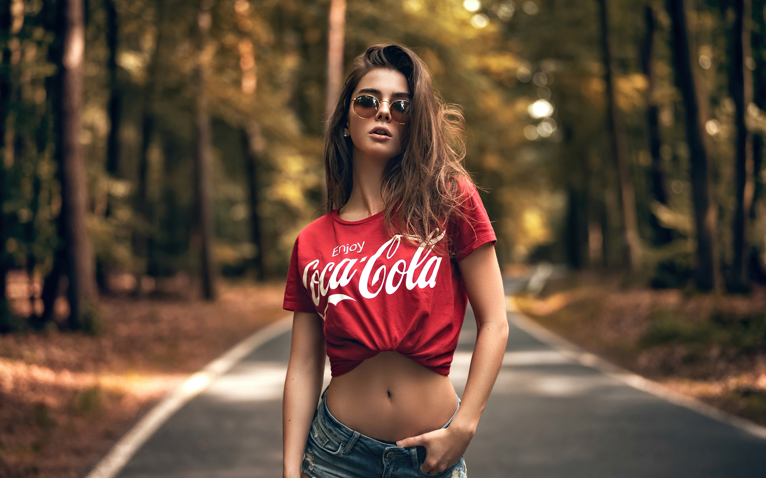 Girl Sunglasses Coca Cola