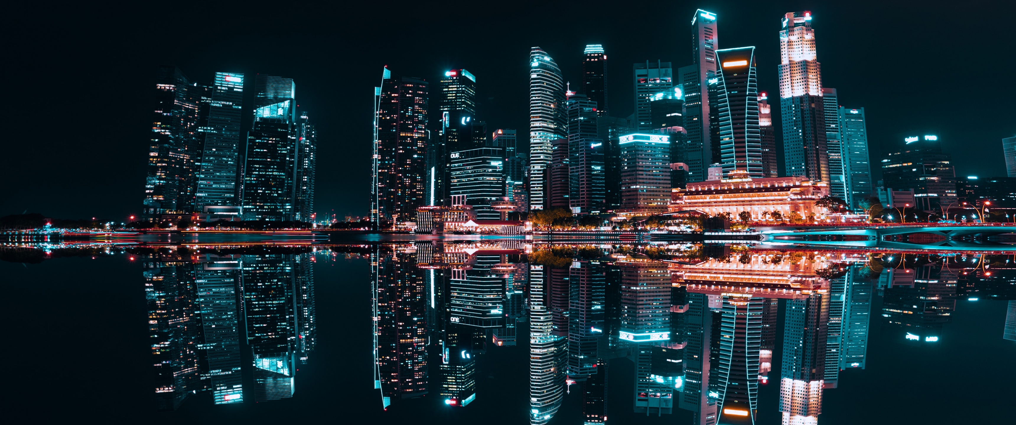 Singapore City Wallpaper 4K