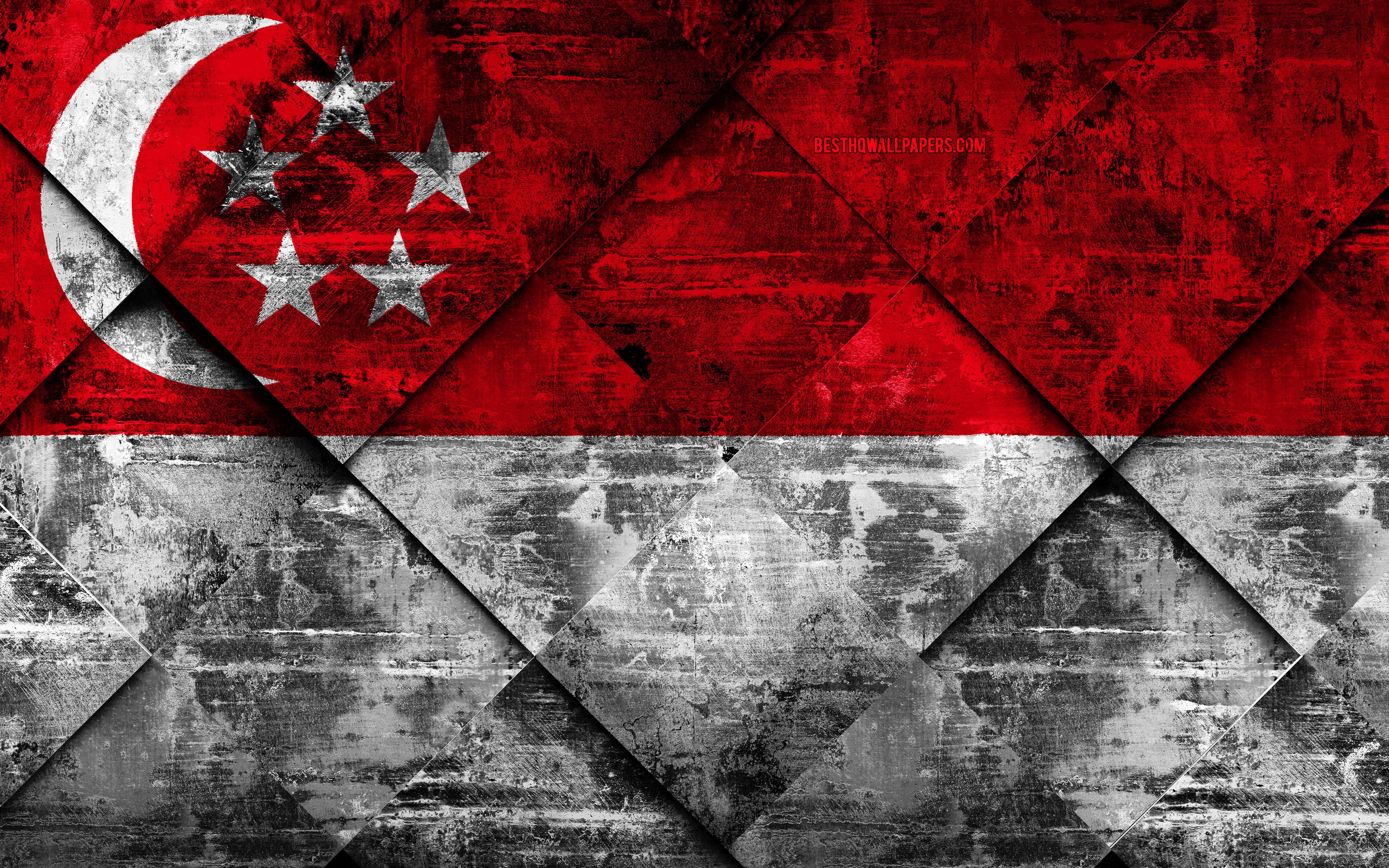 Download wallpaper Flag of Singapore