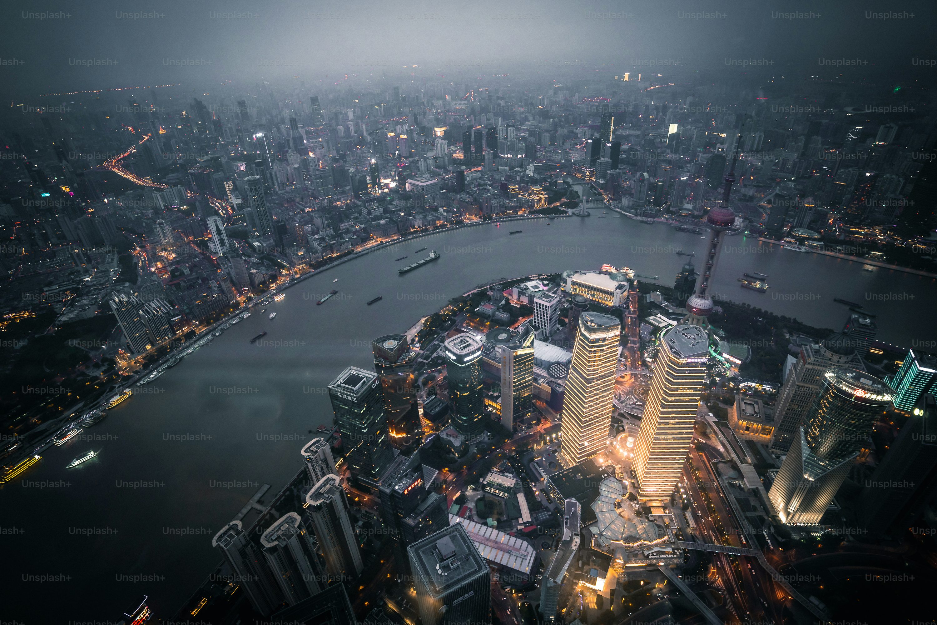 Shanghai Night Picture. Download Free