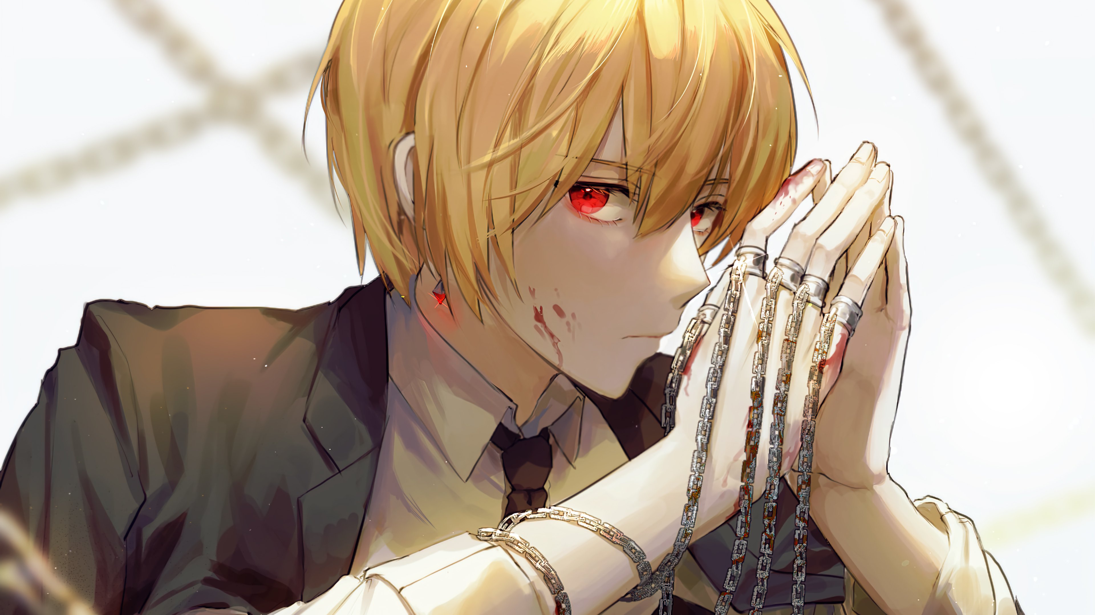Kurapika scarlet eyes Hunter X Hunter