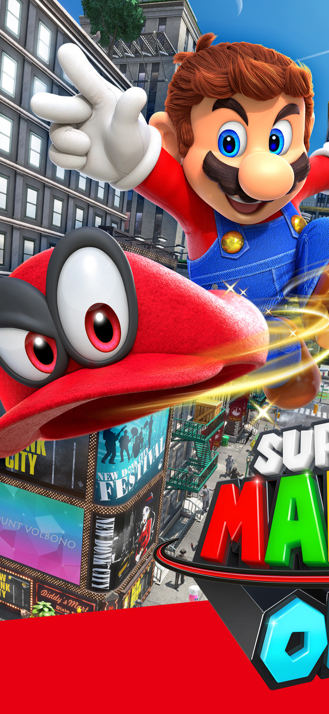 Super Mario Odyssey 4k iPhone
