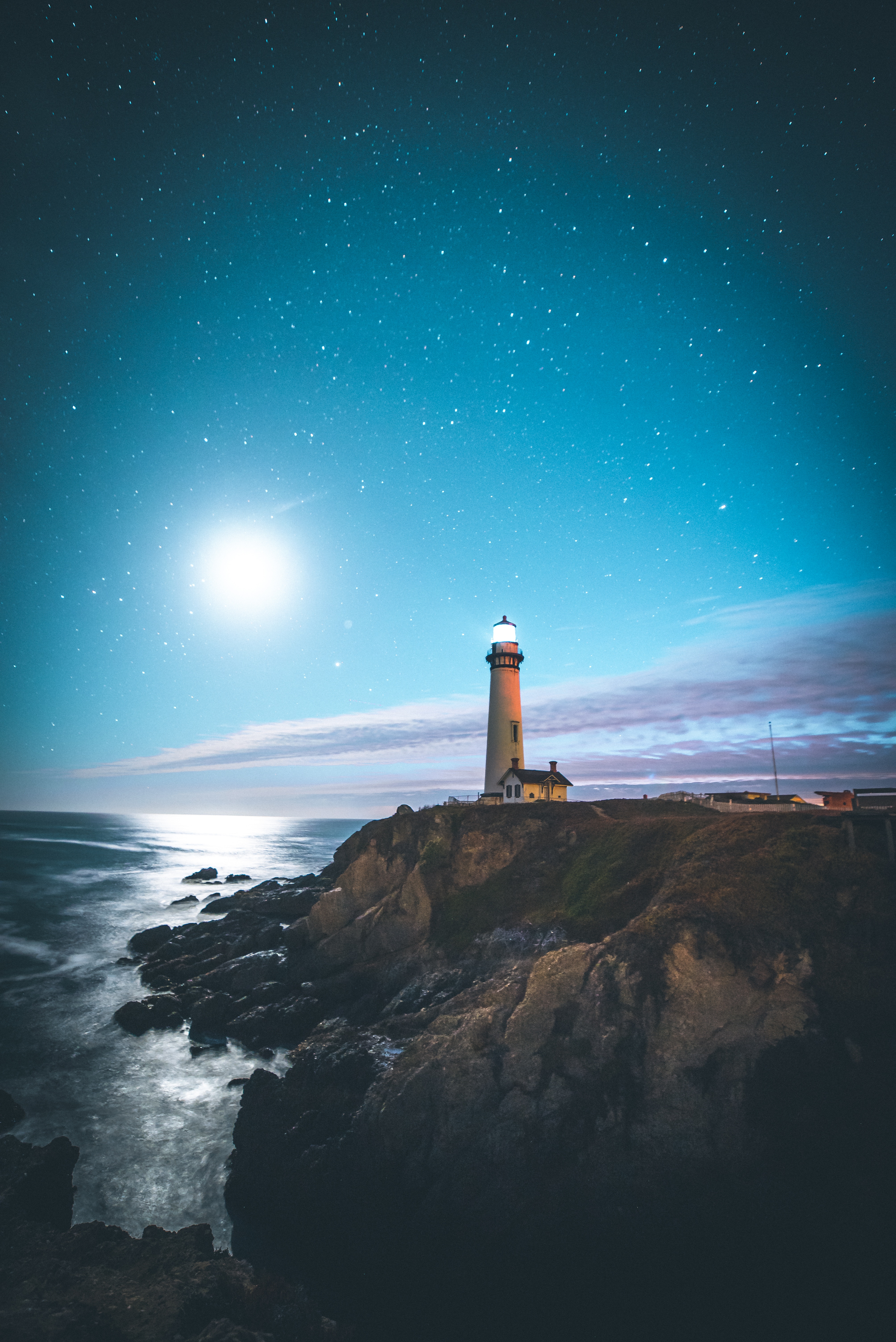Pescadero, Bank, Lighthouse, Shore