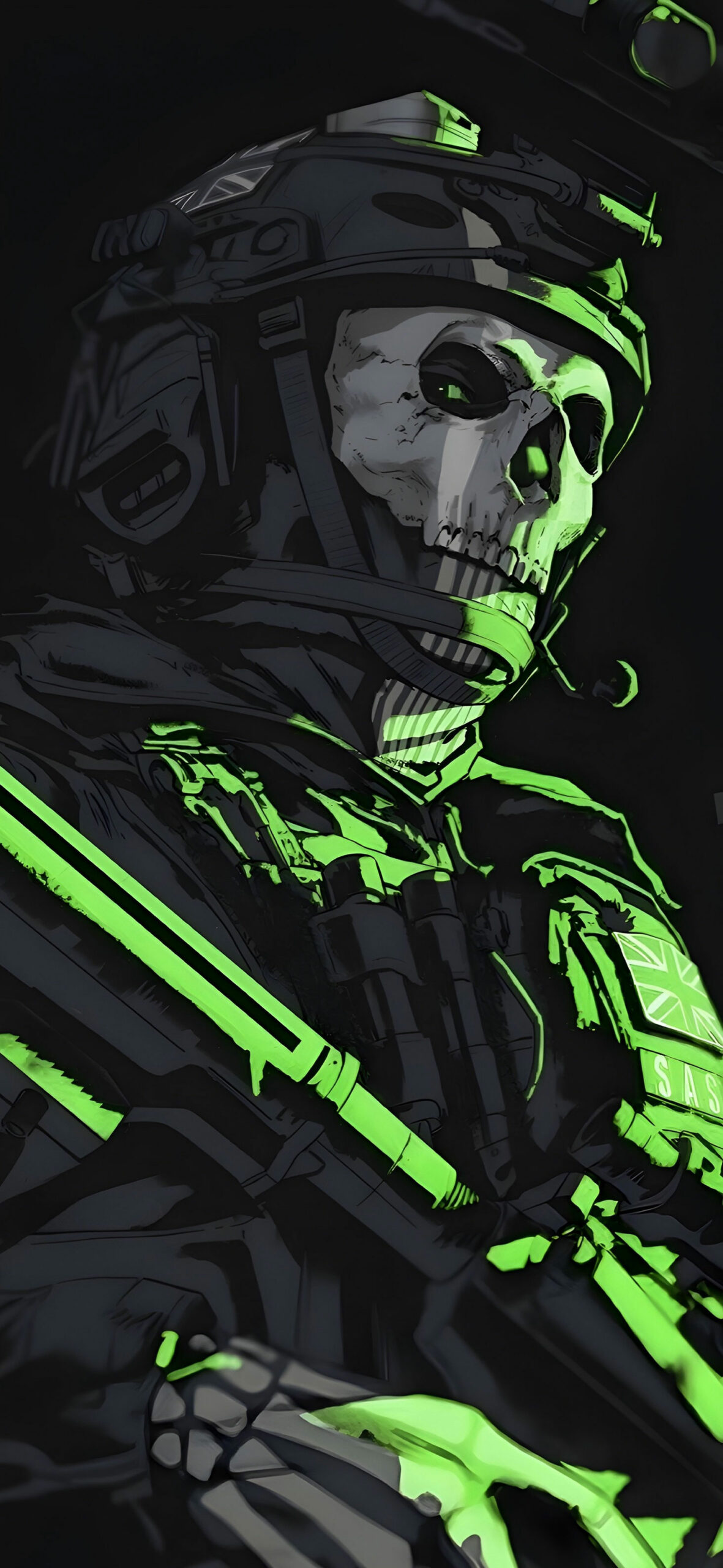 Call of Duty Modern Warfare Ghost Black