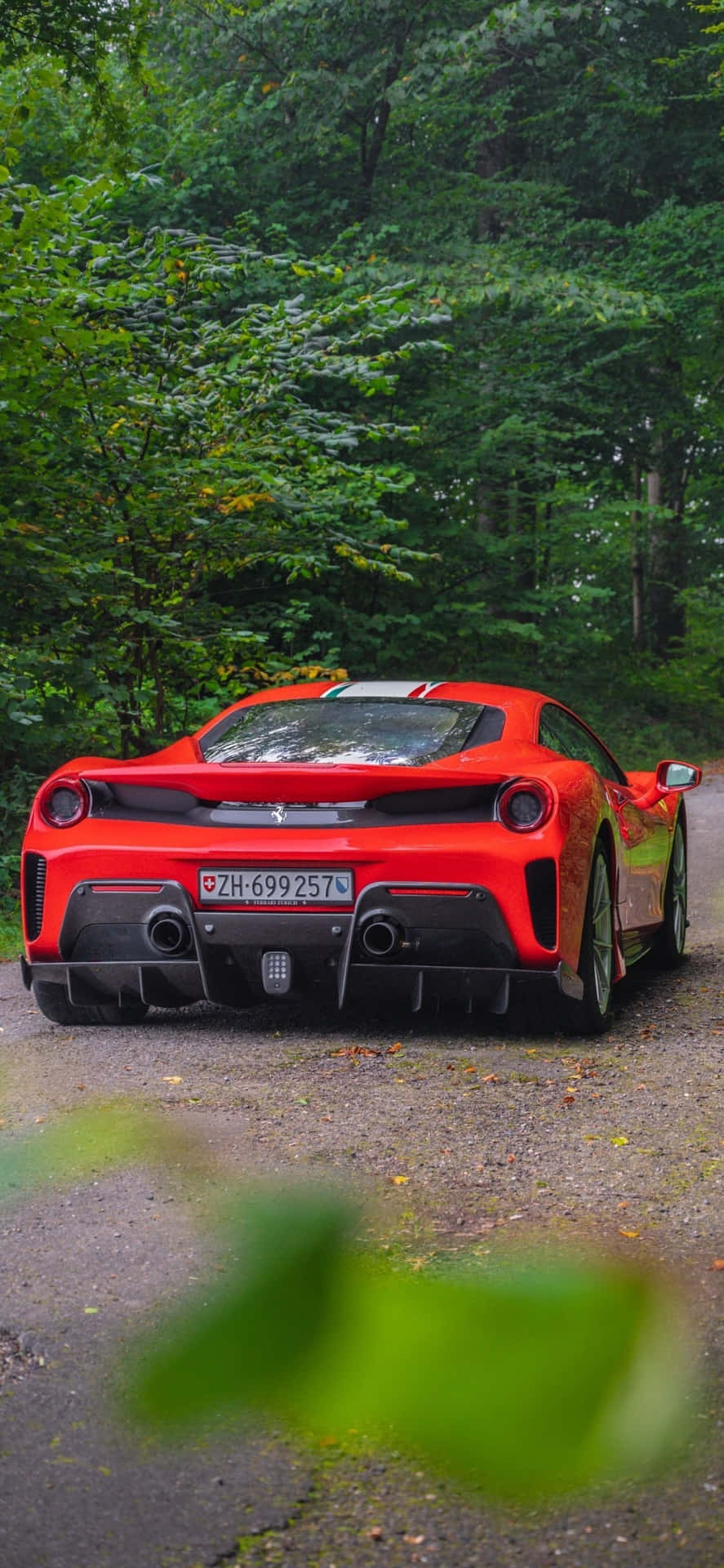 iPhone Xs Max Ferrari Background Parked