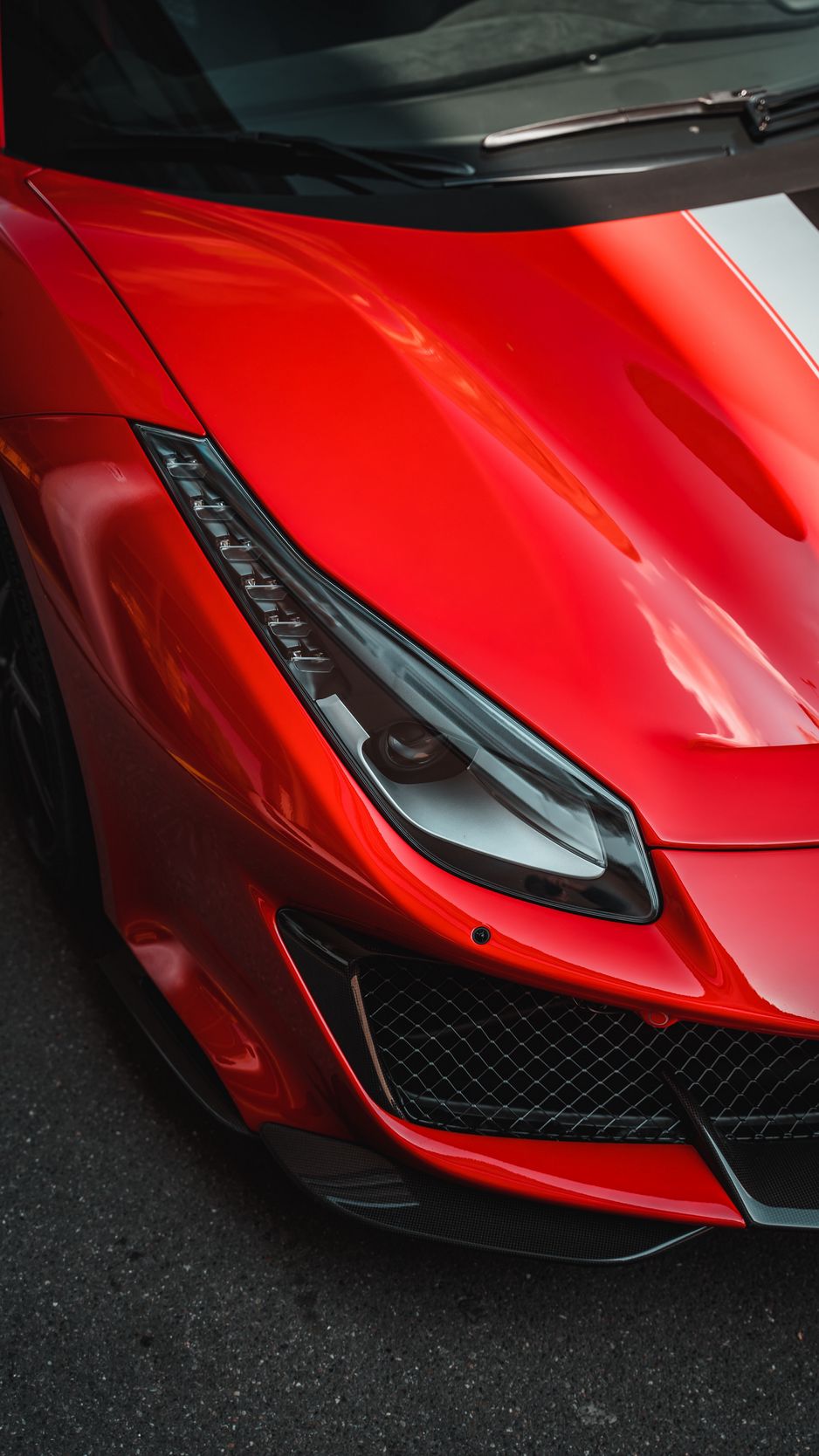Download wallpaper 938x1668 ferrari 488