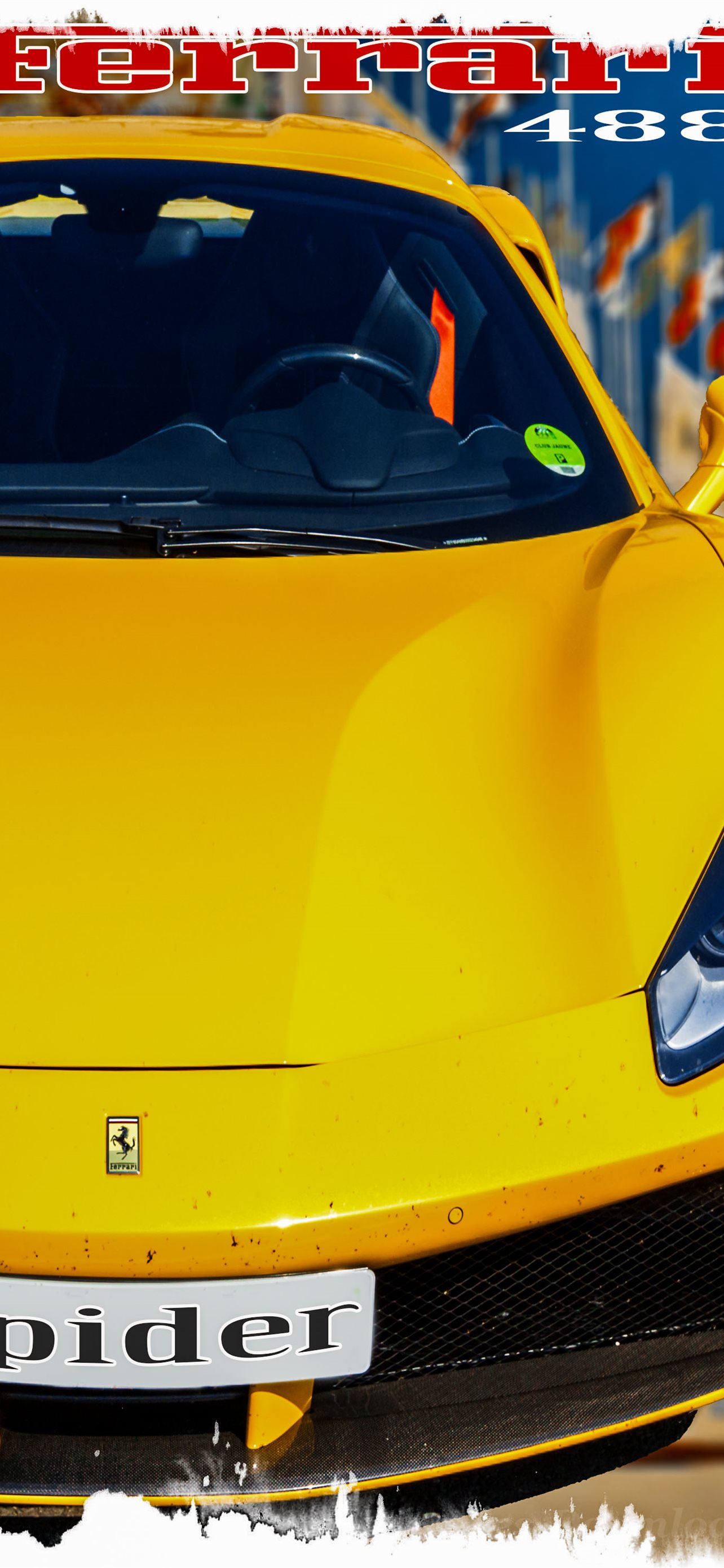Best Ferrari 488 spider iPhone HD