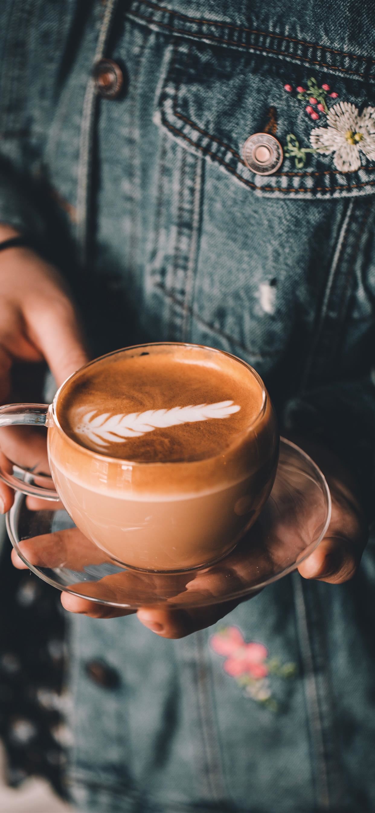 Have a coffee iPhone SE Wallpaper Free