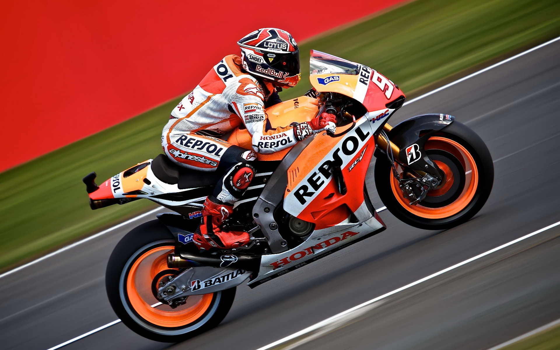Wallpaper sport, Marc Marquez, Honda Team for mobile and desktop, section спорт, resolution 1920x1200
