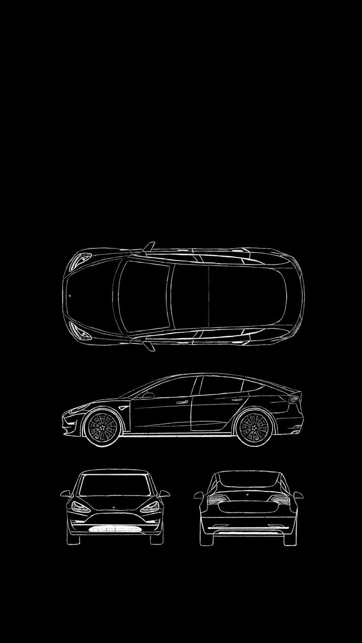 iPhone wallpaper, Wallpaper, Tesla model