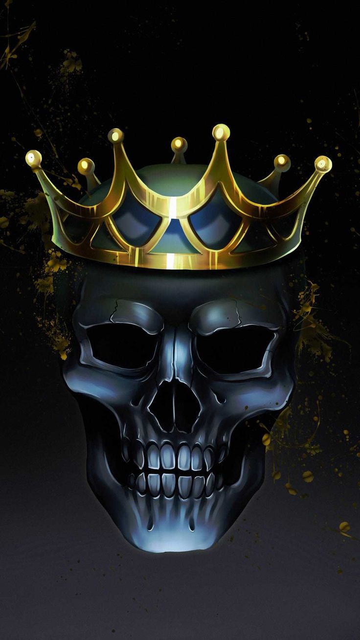 Skull Crown Wallpaper. Fotoğraf