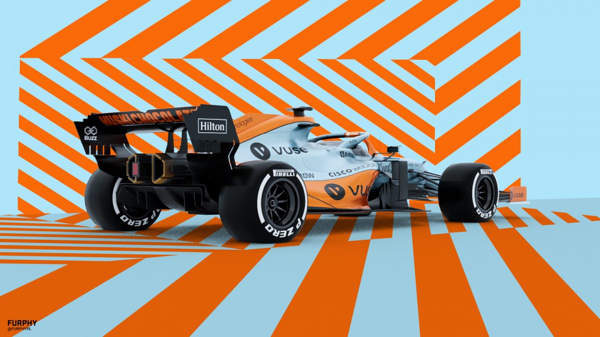 F1 + RL. Mclaren Monaco GP Livery 2021