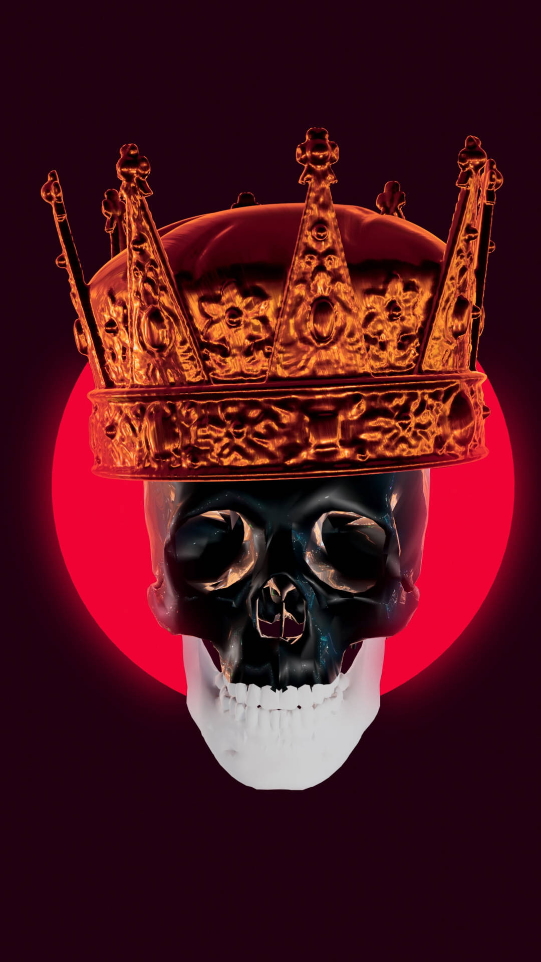 Download Skull King iPhone Wallpaper