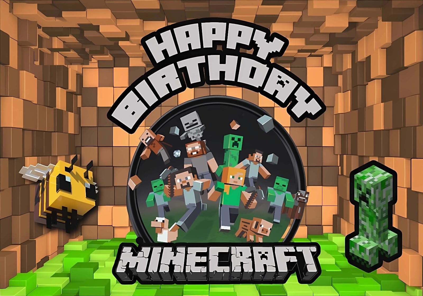 Minecraft Birthday Wallpapers - Wallpaper Cave