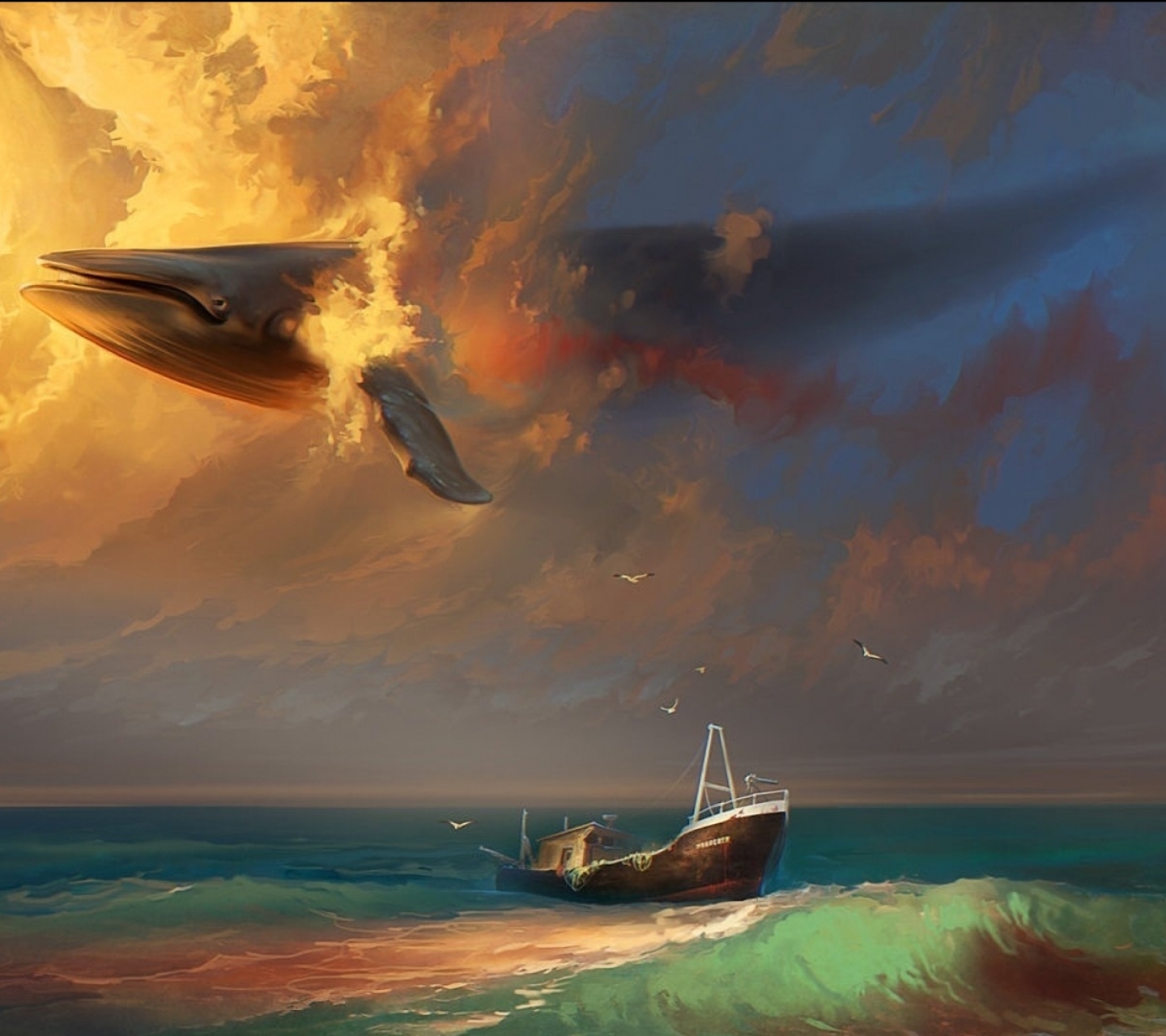 Artistic, Whale, Surrealism