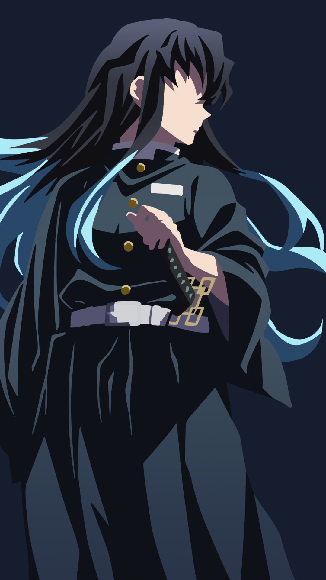 Muichiro Tokito Phone Wallpaper