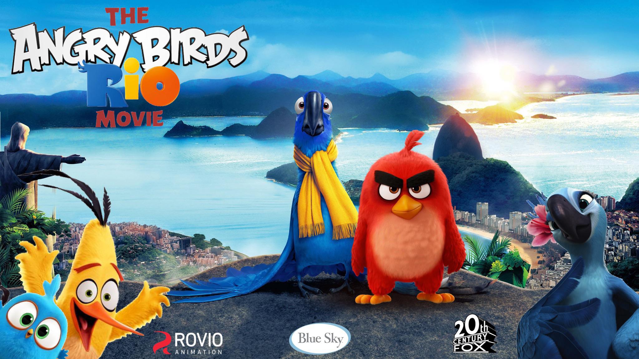 The Angry Birds Rio Movie Poster, r