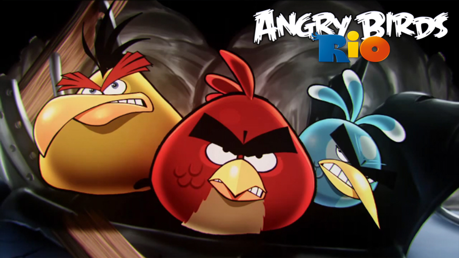 Video Game Angry Birds Rio HD Wallpaper
