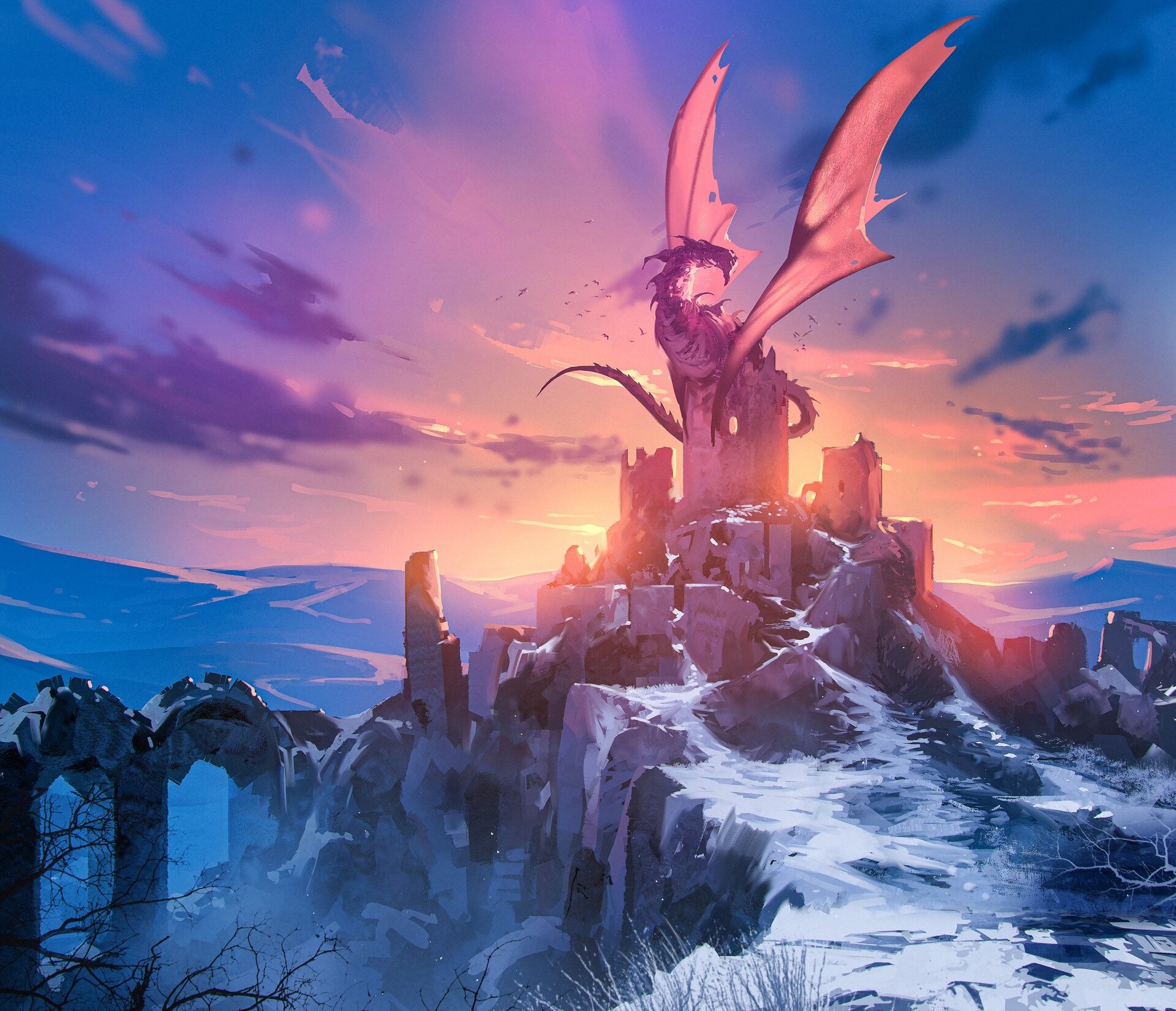 Dragon's Keep HD Wallpaper