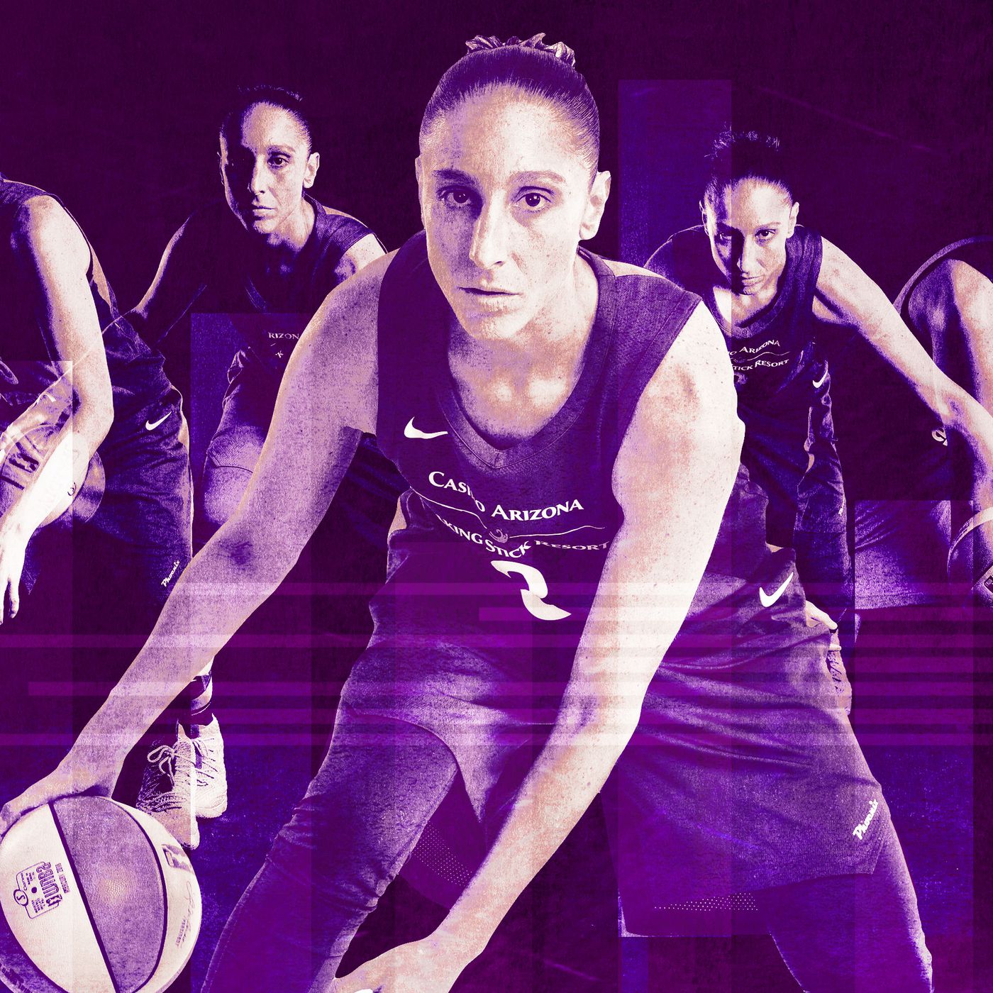Diana Taurasi Plays Basketball in a