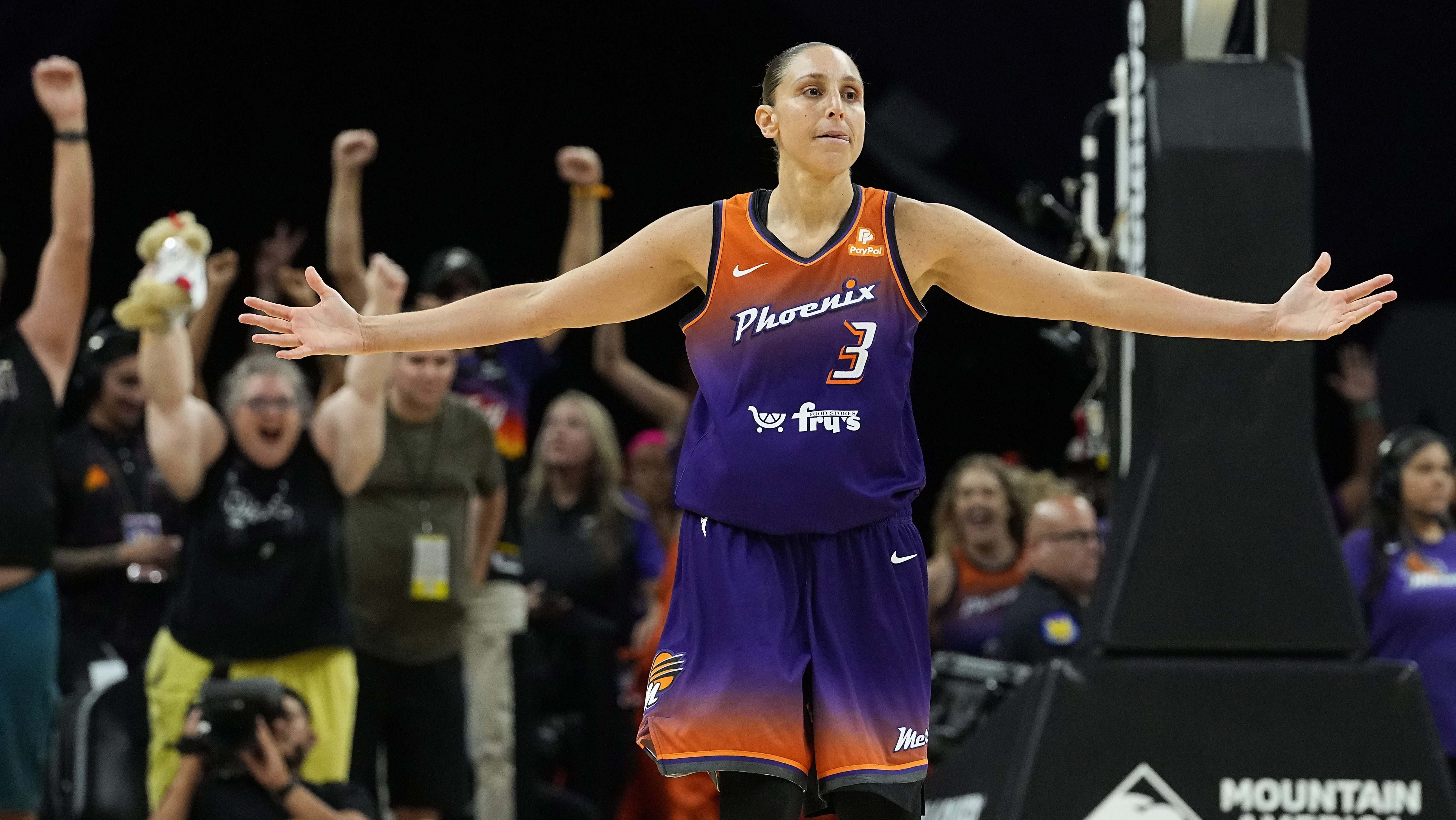 Diana Taurasi becomes first WNBA player