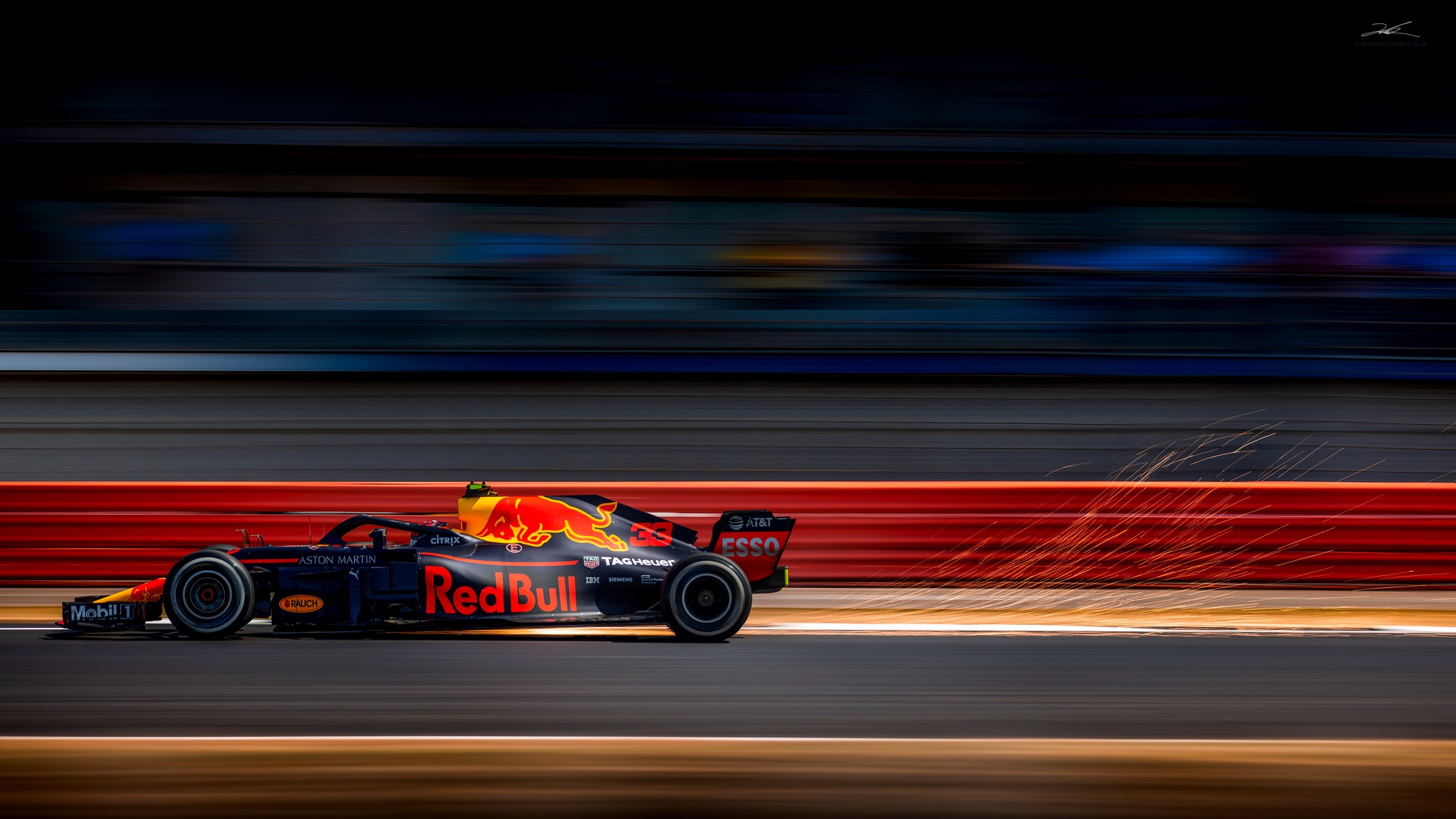 Wallpaper Red Bull, Silverstone, Max Verstappen, British Grand Prix 2018 for mobile and desktop, section спорт, resolution 2048x1152