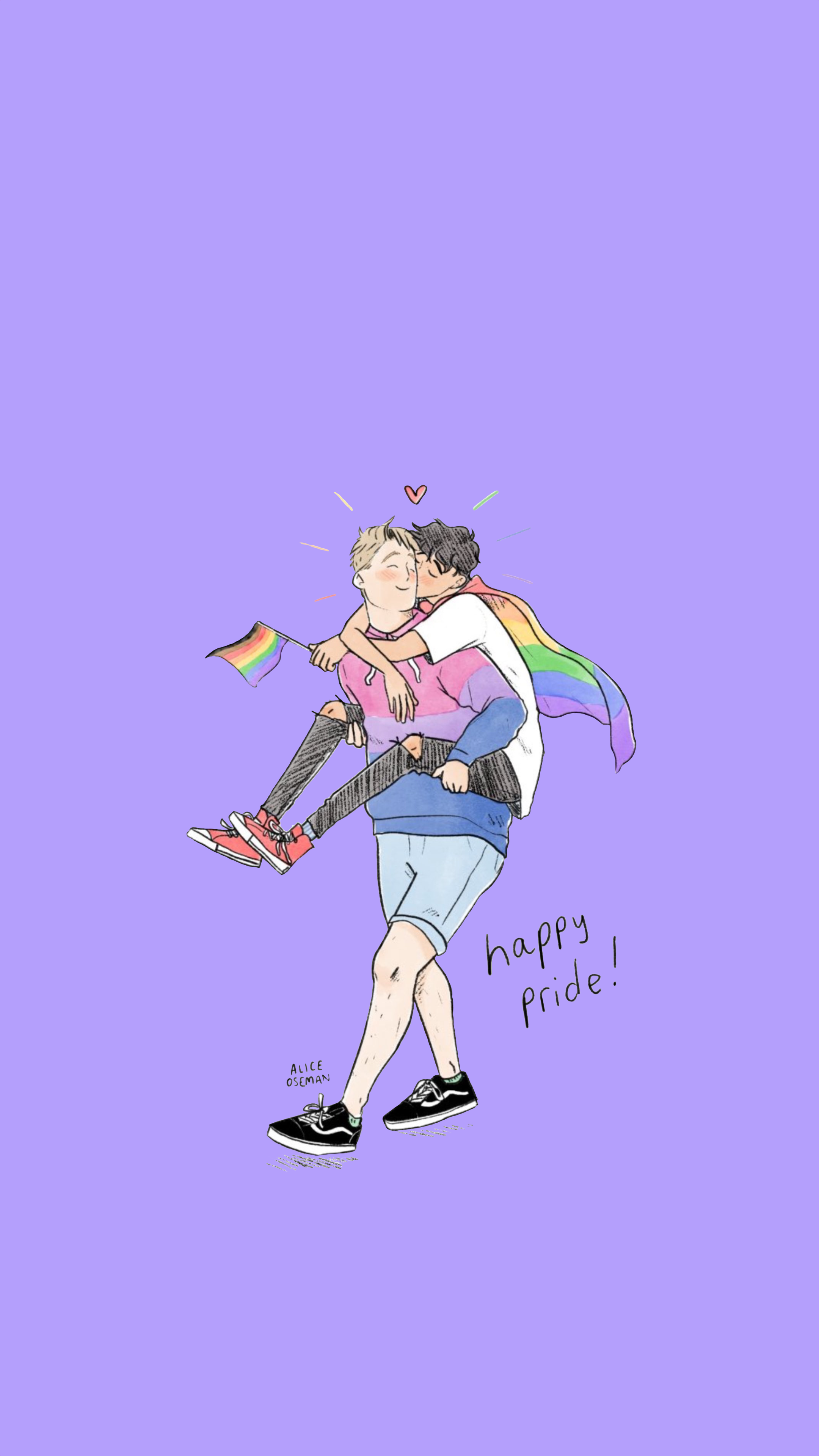 phone wallpaper ready for Pride month