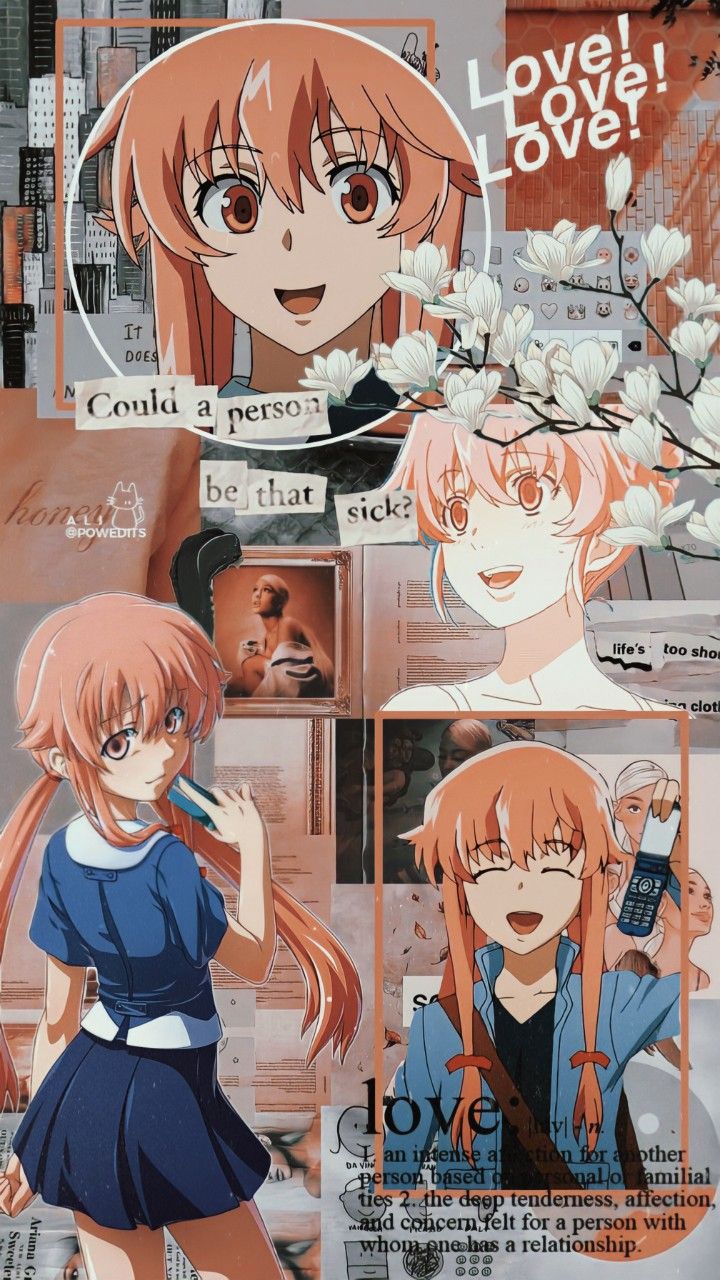 Mirai Nikki Lockscreen