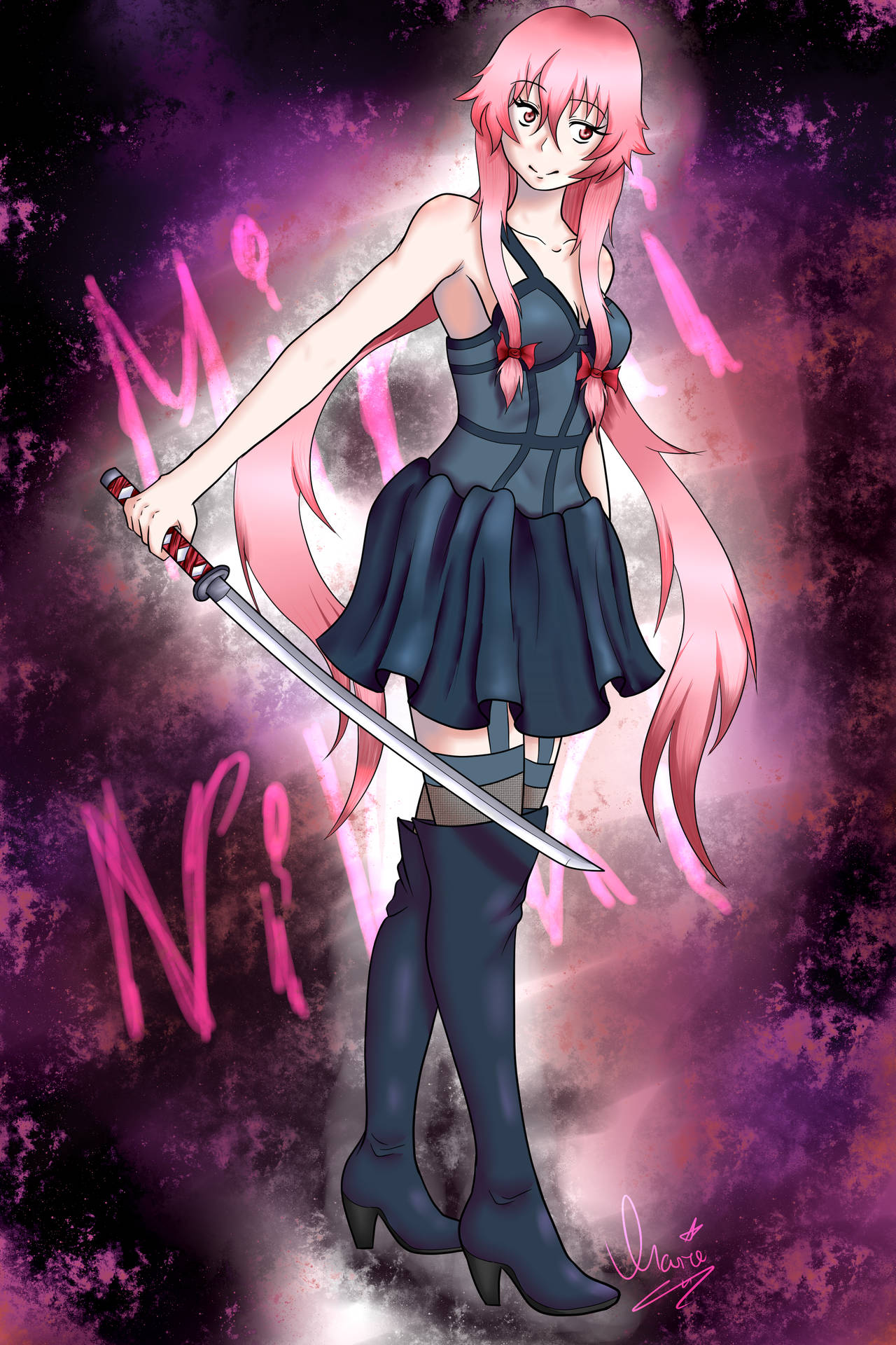 Yuno Gasai Mirai Nikki Wallpaper
