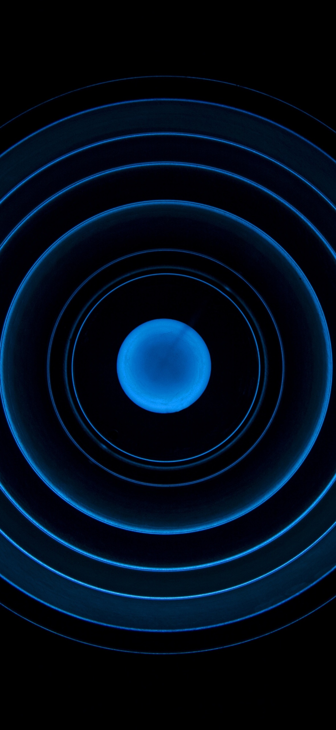 Circles Wallpaper 4K, Illusion, Black