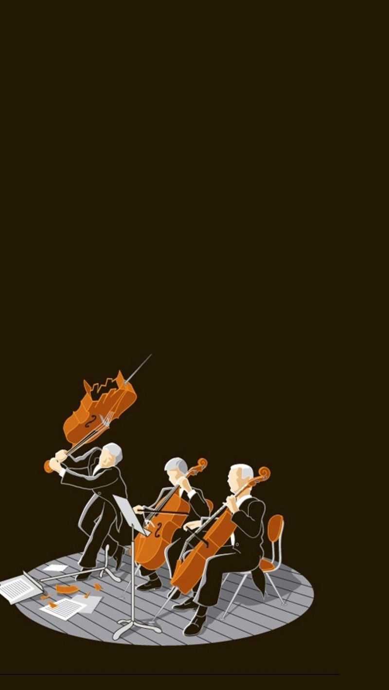 Download wallpaper 800x1420 violin