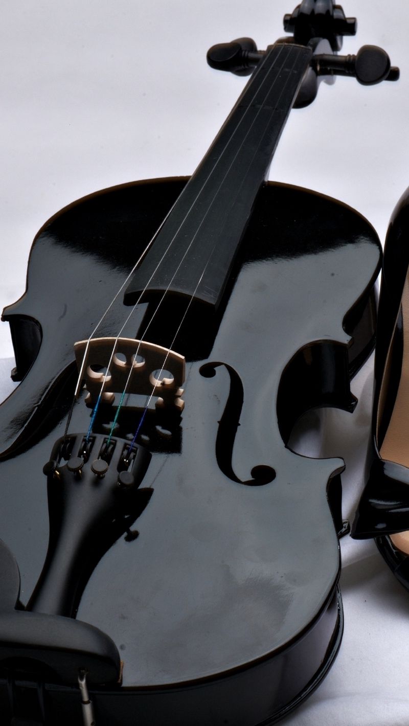 wallpaper 800x1420 violin, shoes