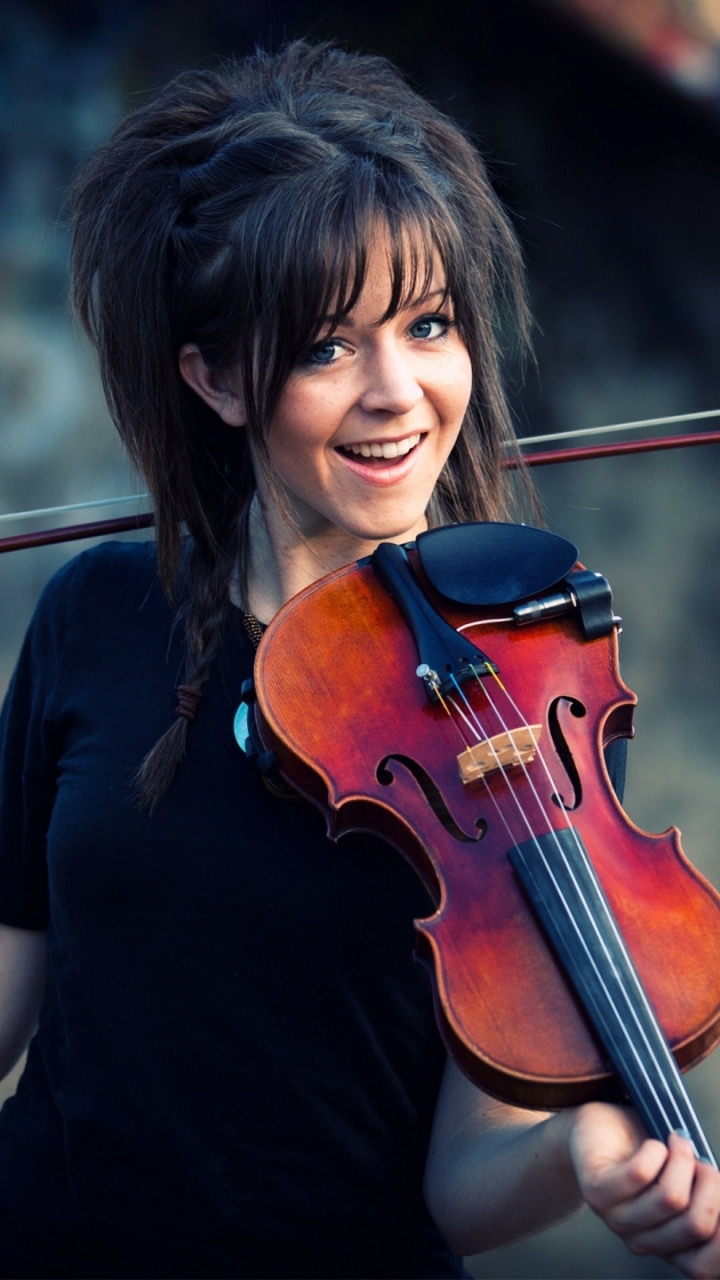 Music, Brunette, Violin, Lindsey