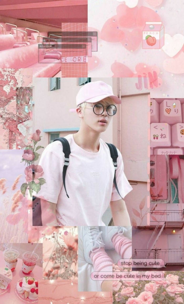 Free Jin Bts Cute HD Wallpaper