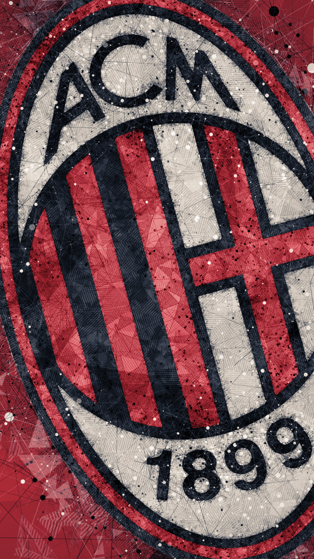A.C. Milan Phone Wallpaper