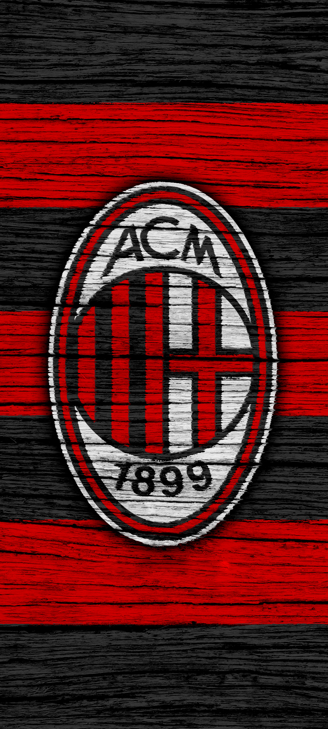 A.C. Milan Sports Phone Wallpaper