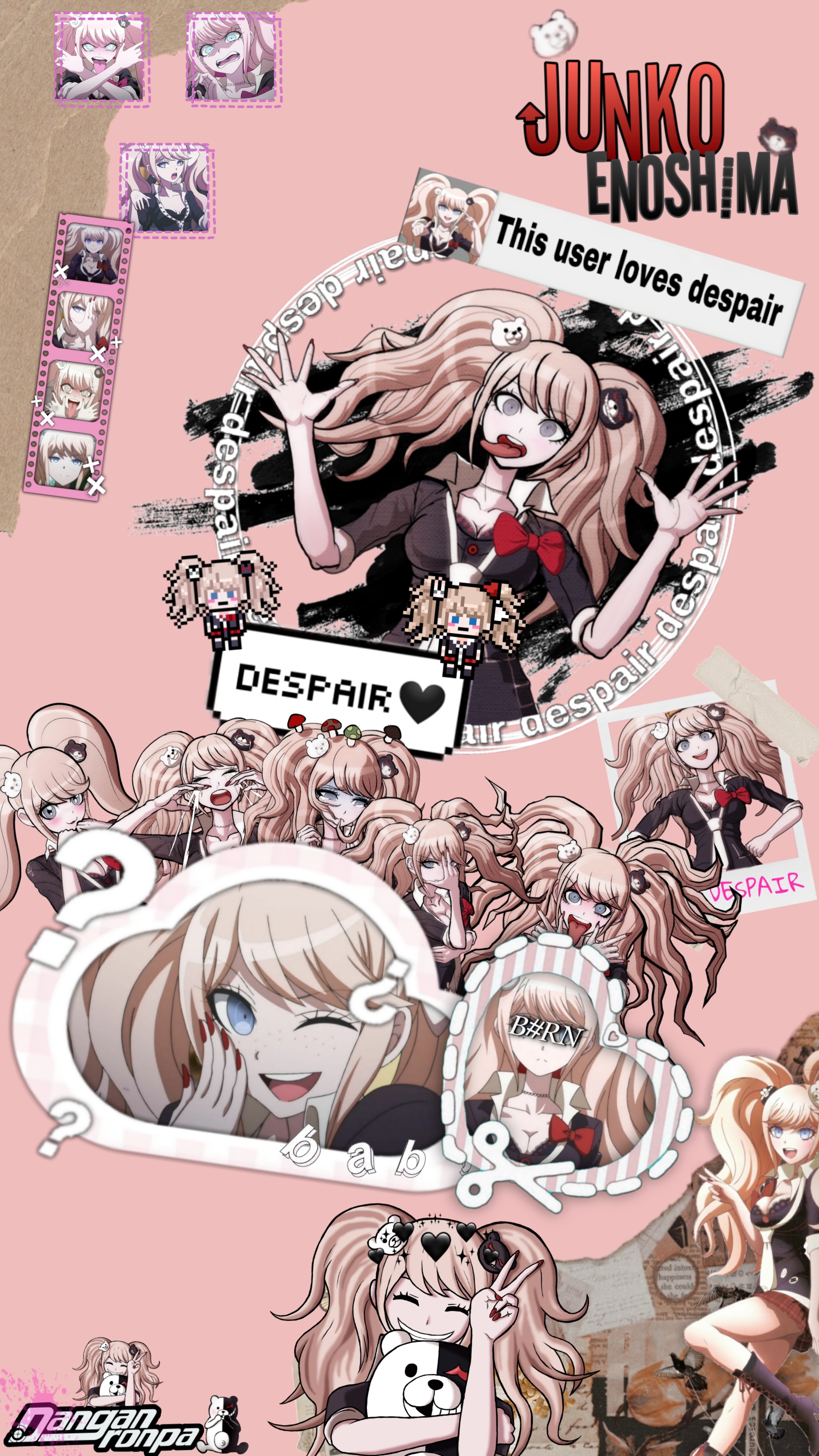 Another phone wallpaper but with junko