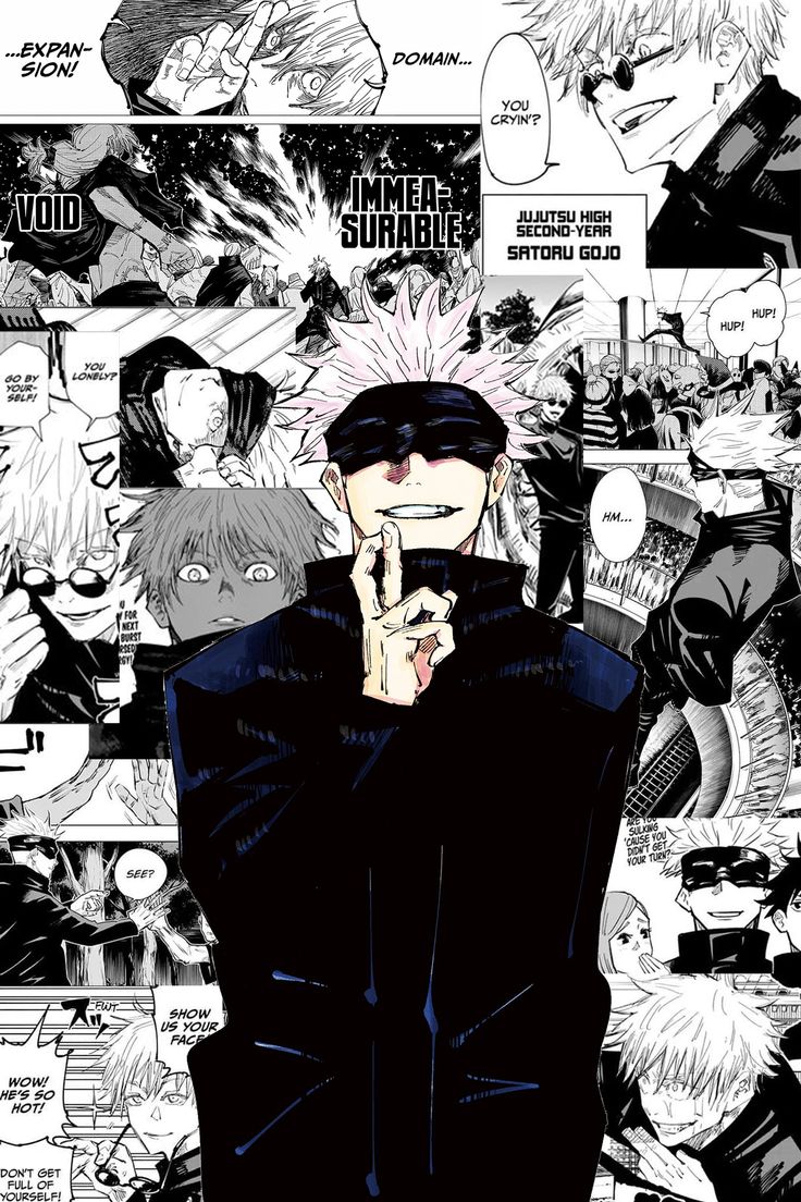 Gojo Satoru Jujutsu Kaisen Manga Panel