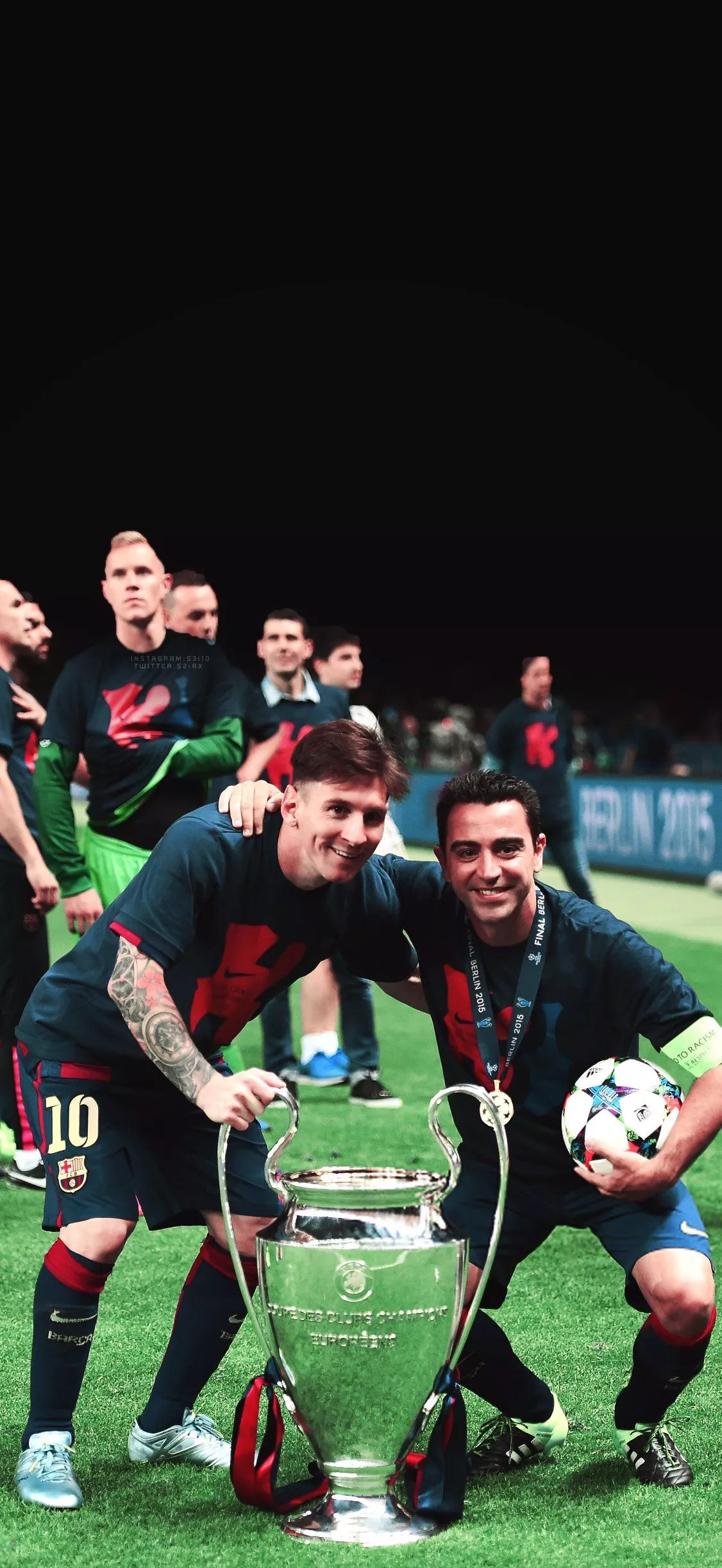 Wallpaper - #Messi #iniesta #Xavi