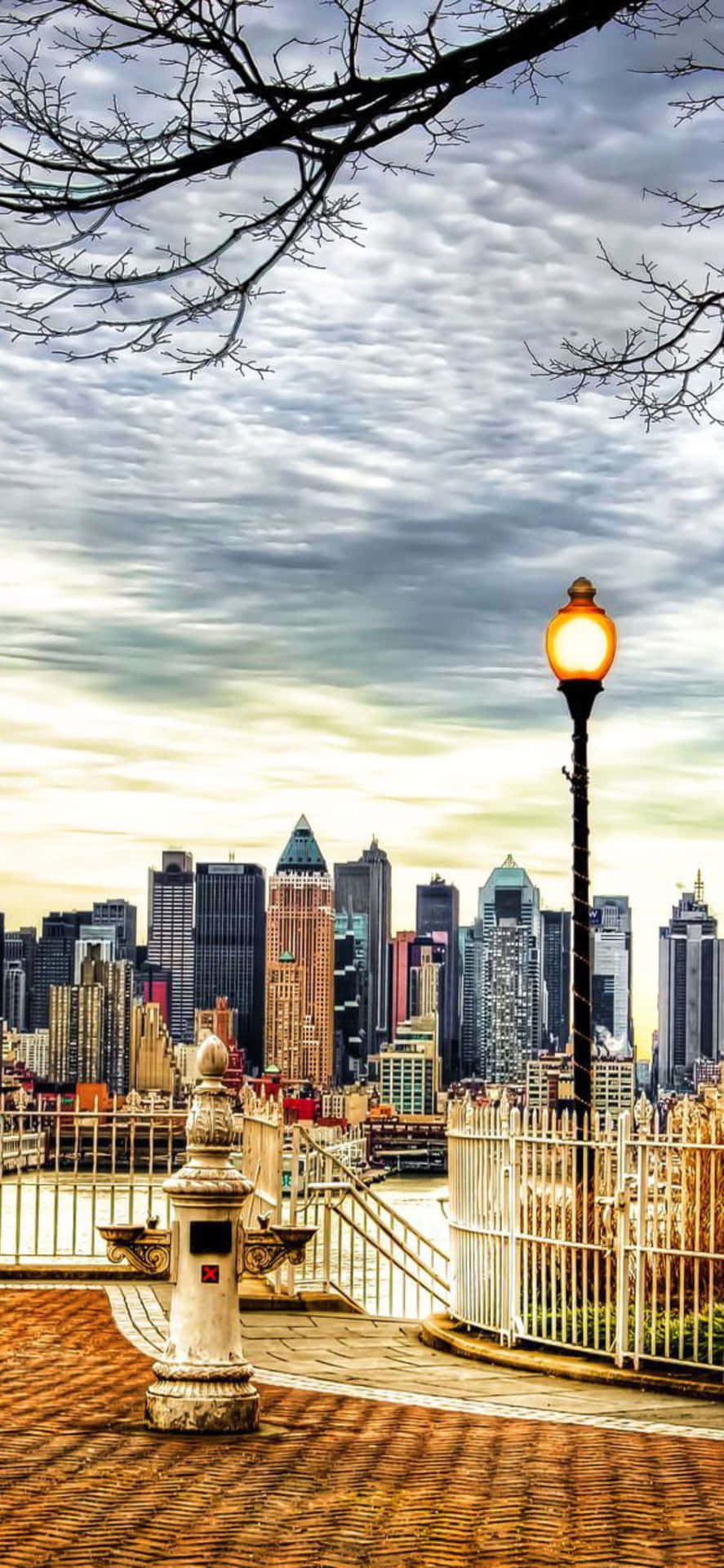 New York With an iPhone X