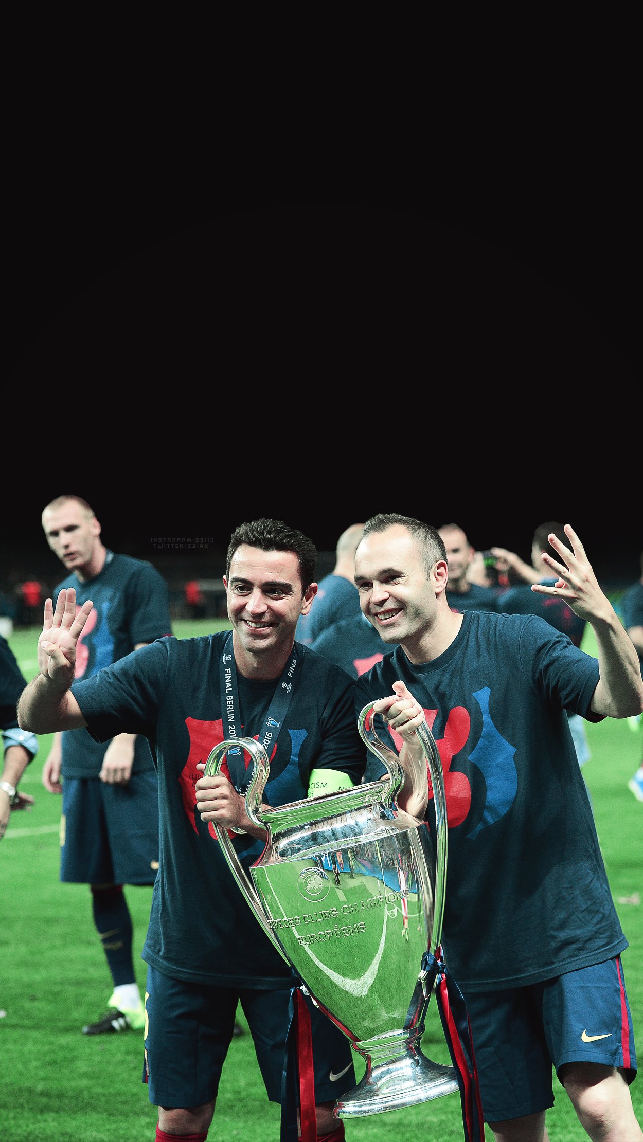 Wallpaper - #Messi #iniesta #Xavi
