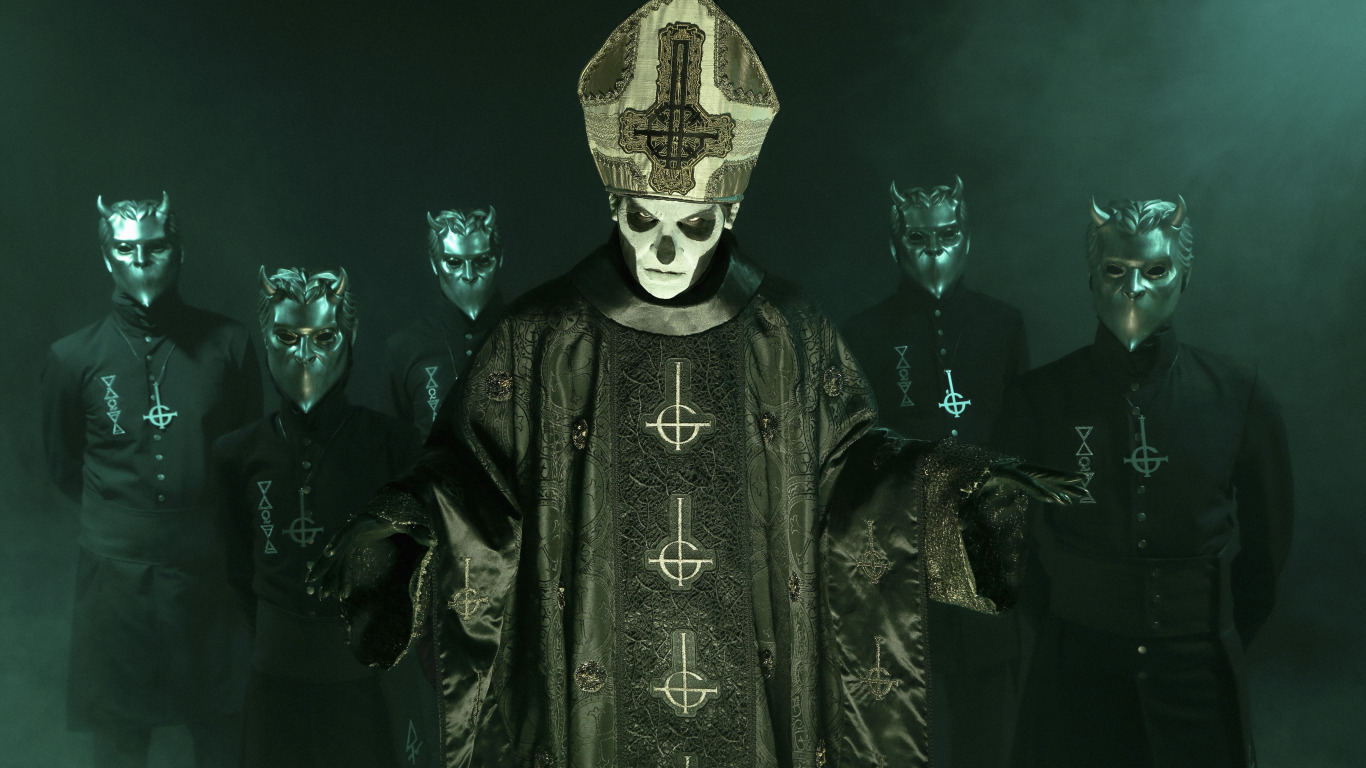 Download wallpaper Ghost, band, doom