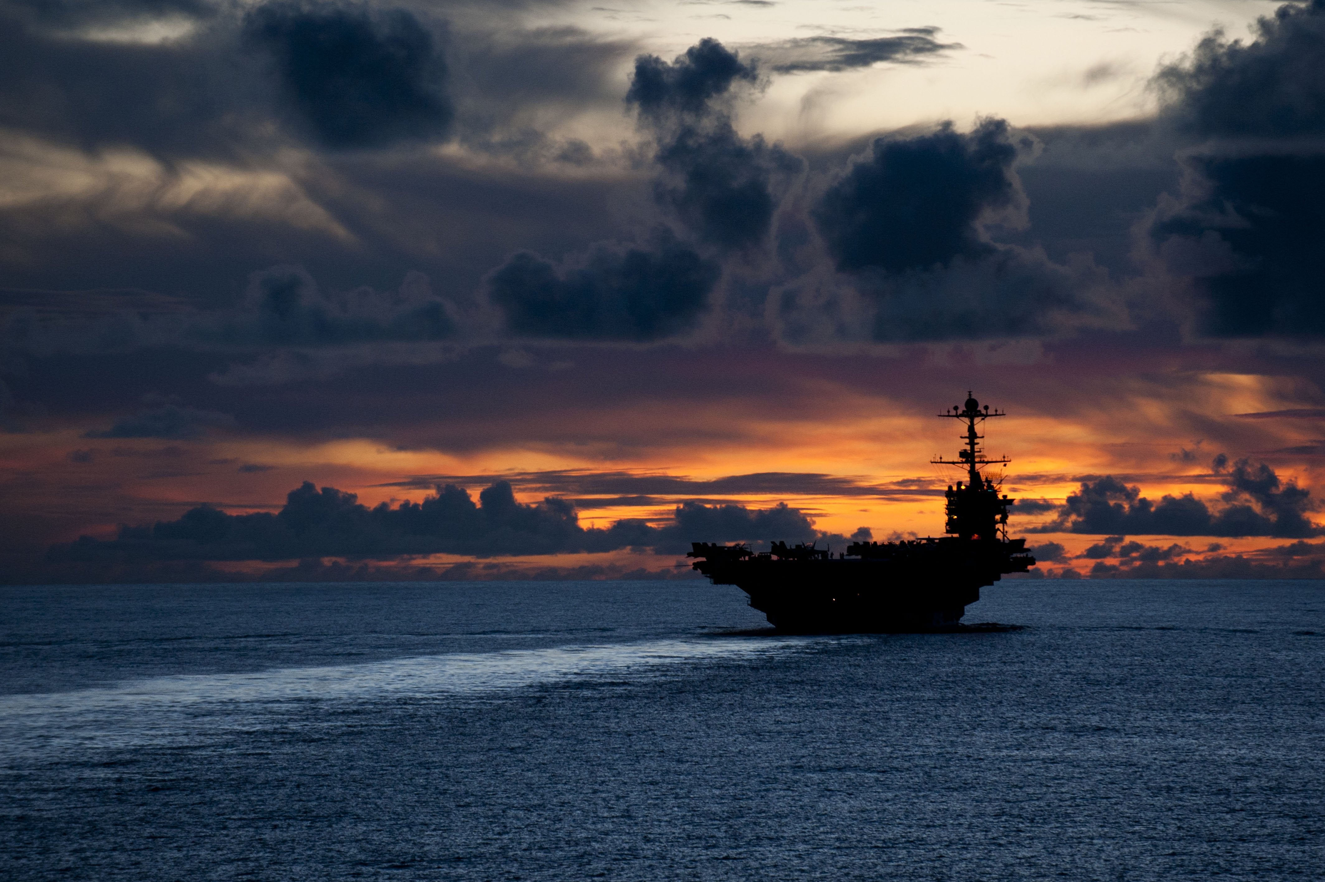 US Navy aircraft carrier USS George