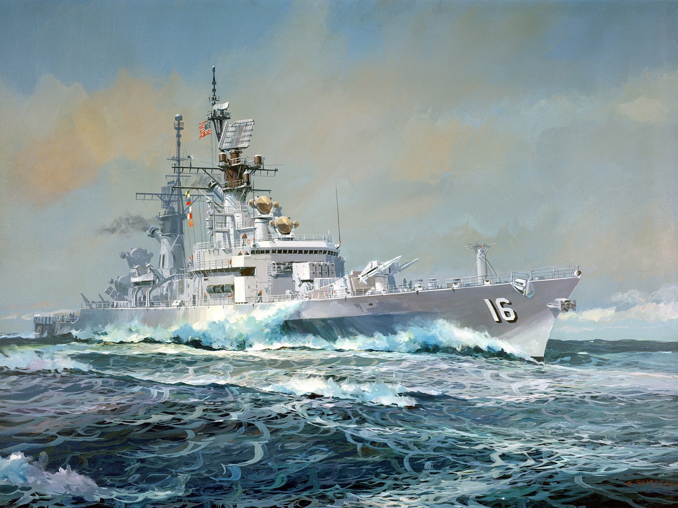 States Navy, Uss Leahy Dlg 16