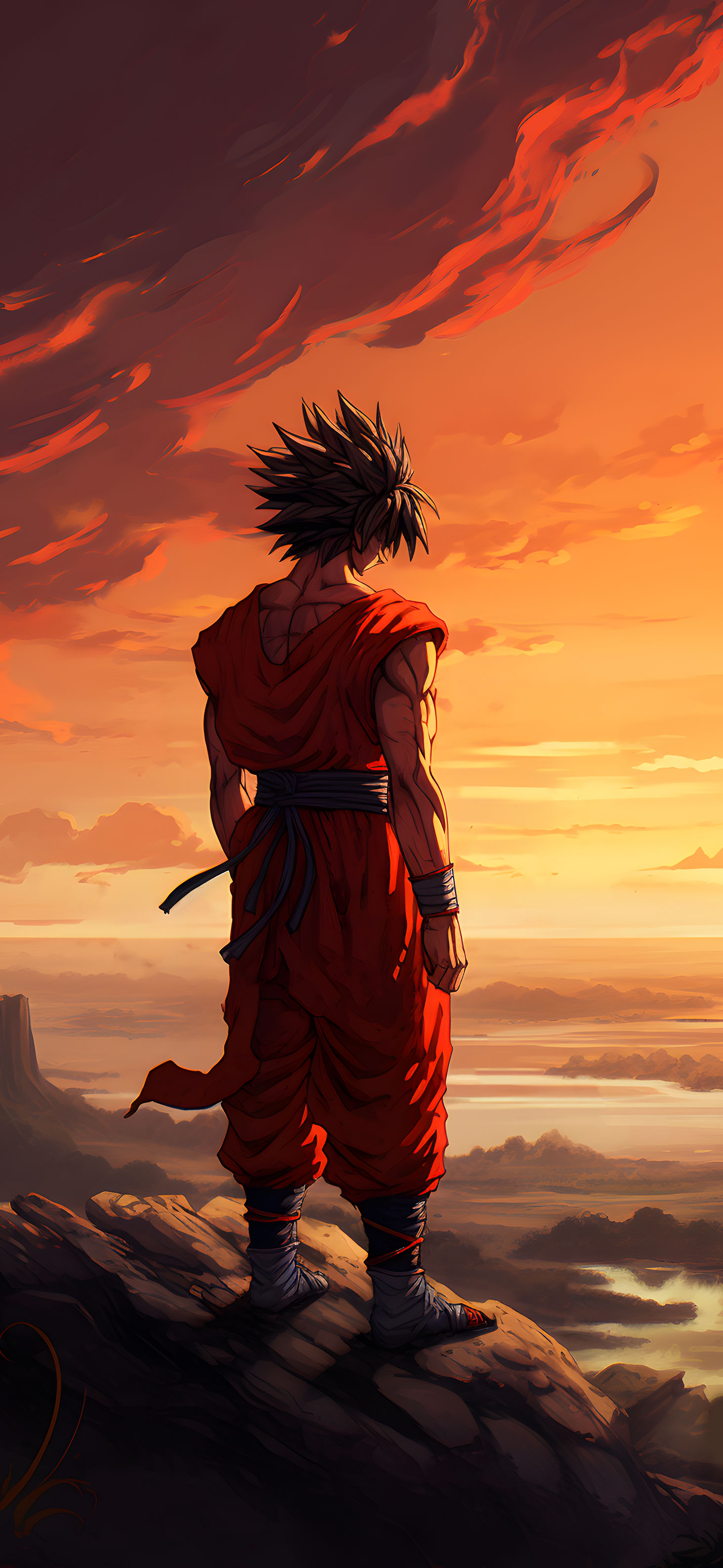 Dragon Ball Son Goku Gazing into