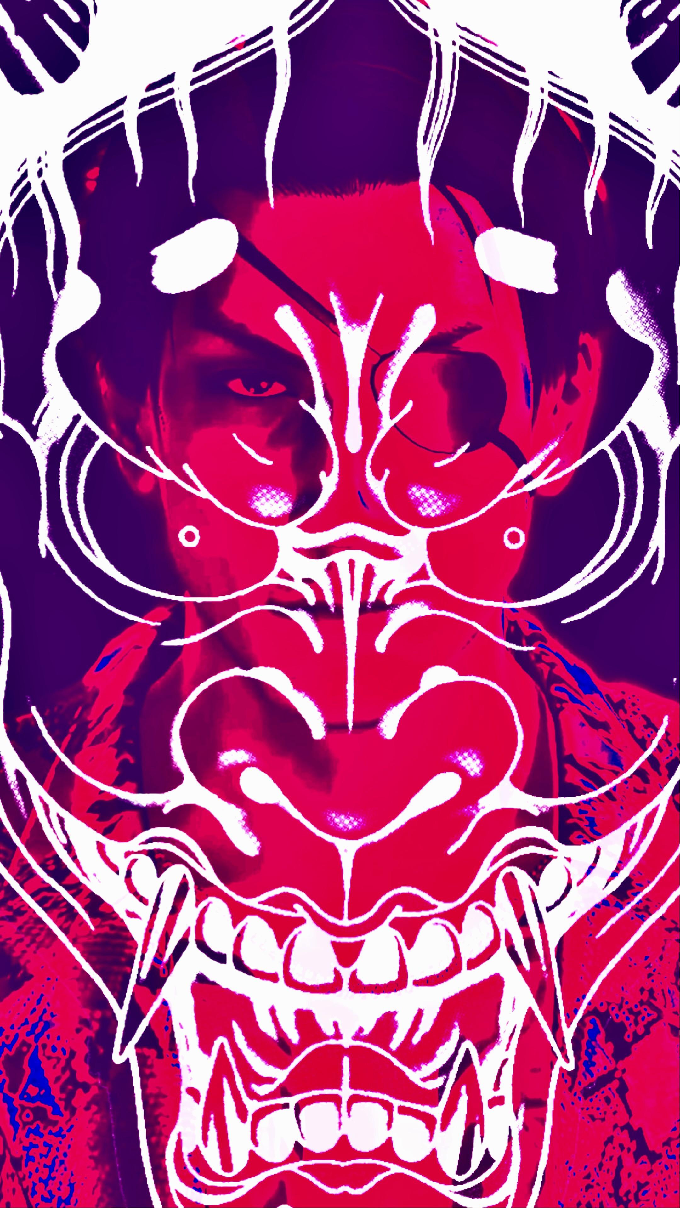 Majima phone wallpaper I made., r