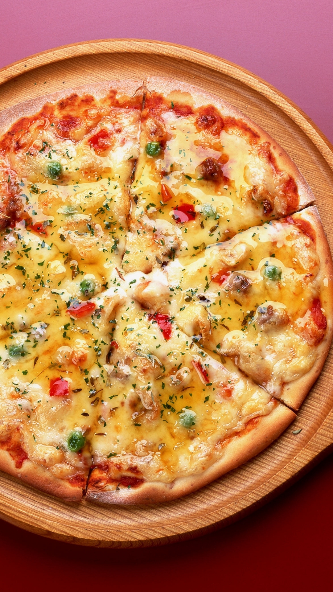 Delicious Pizza Slice Wallpaper