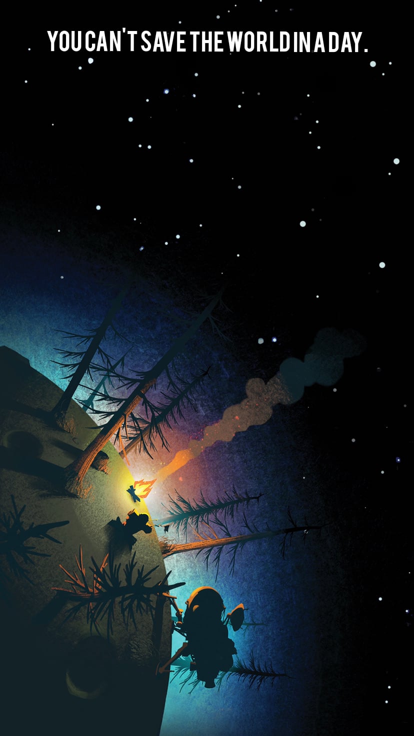 You can't save the Galaxy (or world)