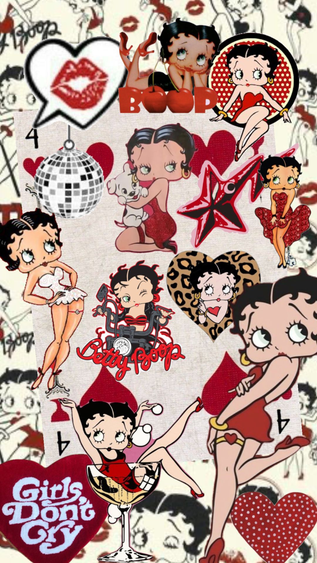 iPhone wallpaper, Betty boop art, Hello