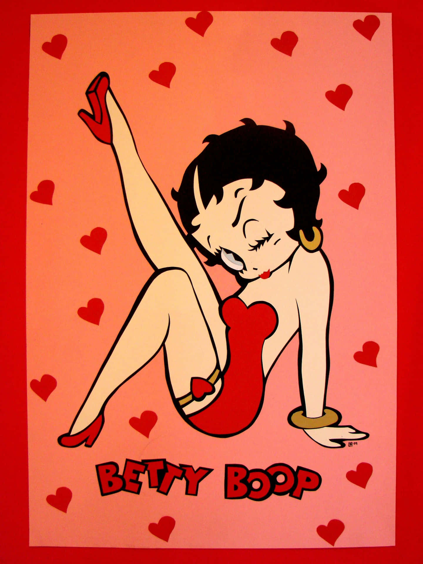 Download A sultry pinup of Betty Boop